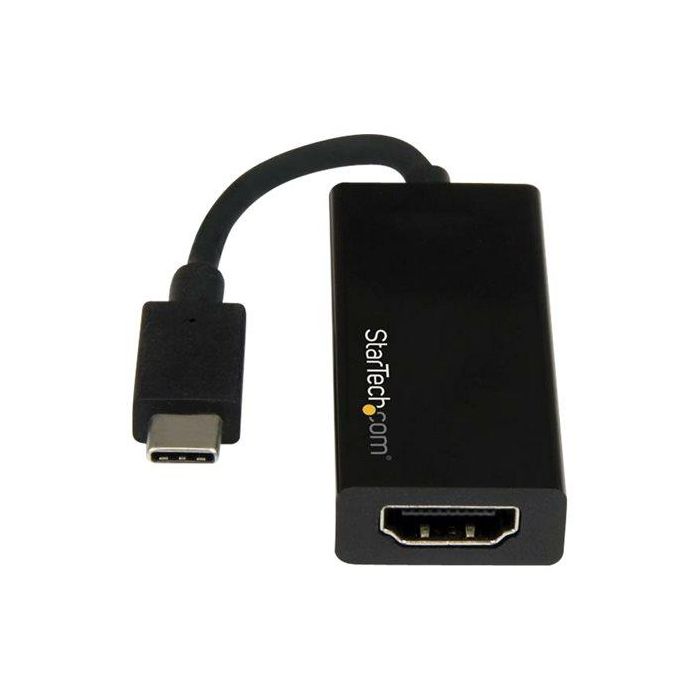 Adaptador USB C a HDMI Startech CDP2HD 4K Ultra HD Negro 2 Adaptador USB C a HDMI Startech CDP2HD 4K Ultra HD Negro 2