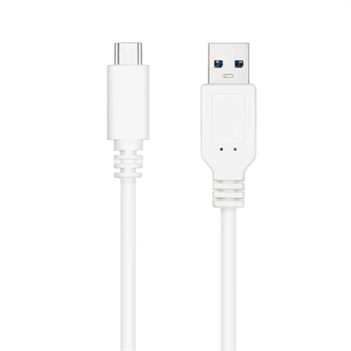 Cable USB-C a USB NANOCABLE 10.01.4000-W Blanco 50 cm (1 unidad) 0 Cable USB-C a USB NANOCABLE 10.01.4000-W Blanco 50 cm (1 unidad) 0