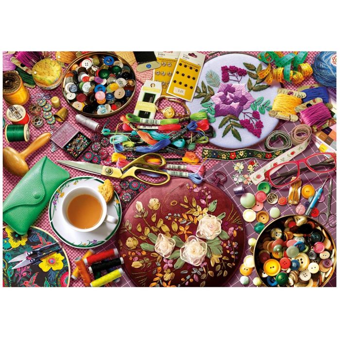 Educa Puzzle 2000 Piezas La Mesa De Costura 20263 1 Educa Puzzle 2000 Piezas La Mesa De Costura 20263 1