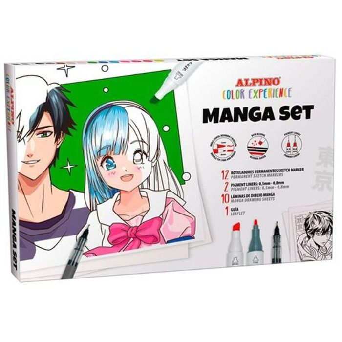 Set de Rotuladores Alpino Manga Color Experience (8 Unidades) 1 Set de Rotuladores Alpino Manga Color Experience (8 Unidades) 1
