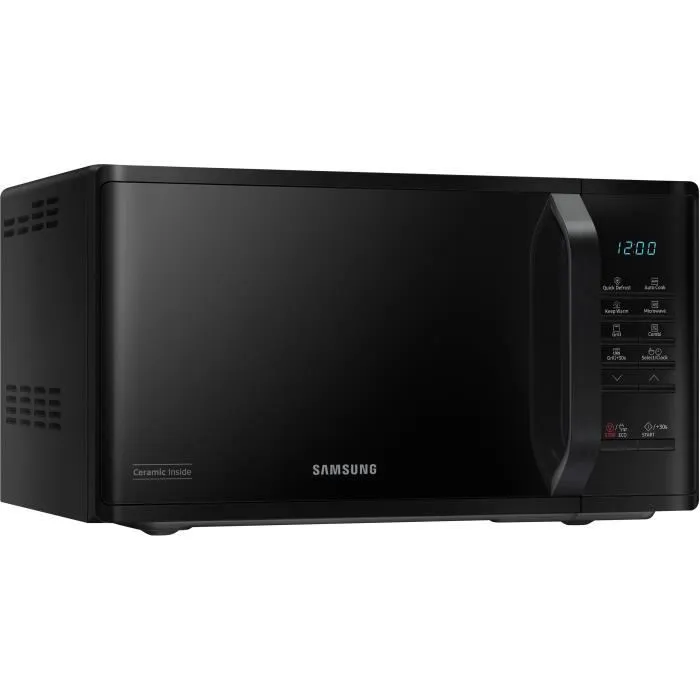 Samsung SAM8801643757601 Microondas con Grill - 23L - 800W - Cavidad de Cerámica Enamelo - Negro