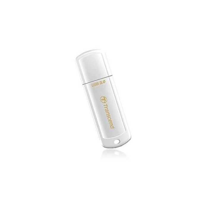 Transcend JetFlash 730 Pendrive USB 3.2 Gen 1 (3.1 Gen 1) de 32GB, tipo A, Tapa, blanco