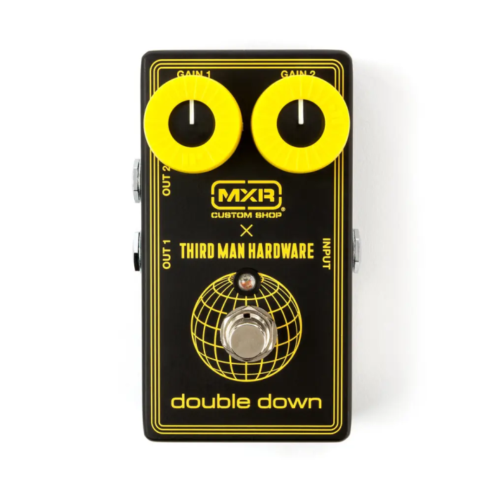 MXR Third Man Hardware Double Down Pedal Booster con Doble Circuito para Guitarra 1