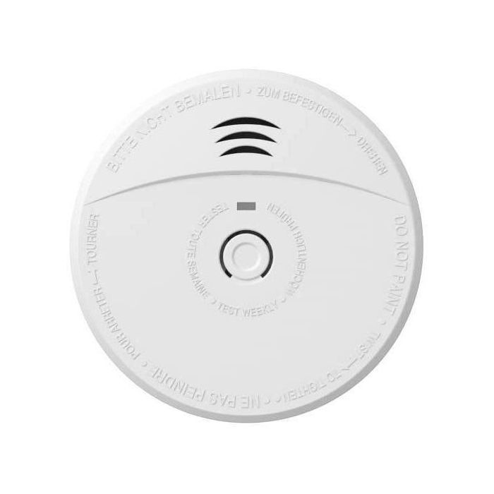 Chacon Detector de Humo Óptico con Pila Alcalina 5 Años NF, Alarma 85dB, Cobertura 40m² 1 Chacon Detector de Humo Óptico con Pila Alcalina 5 Años NF, Alarma 85dB, Cobertura 40m² 1
