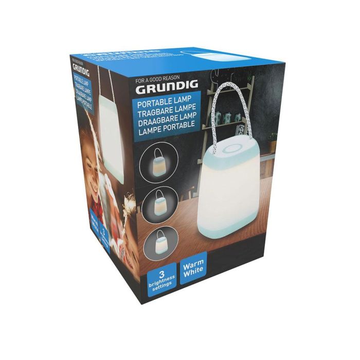 Lámpara portátil con cuerda grundig 1