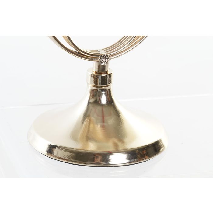 DKD Home Decor Portavelas Modernos de Metal Dorados 11x25x11 cm - Pack de 2 Unidades 2 DKD Home Decor Portavelas Modernos de Metal Dorados 11x25x11 cm - Pack de 2 Unidades 2