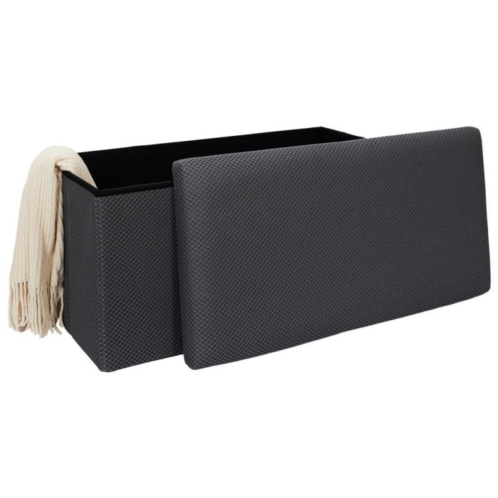 Banco-Puf Plegable Atom Gris Home Deco Factory 4 Banco-Puf Plegable Atom Gris Home Deco Factory 4