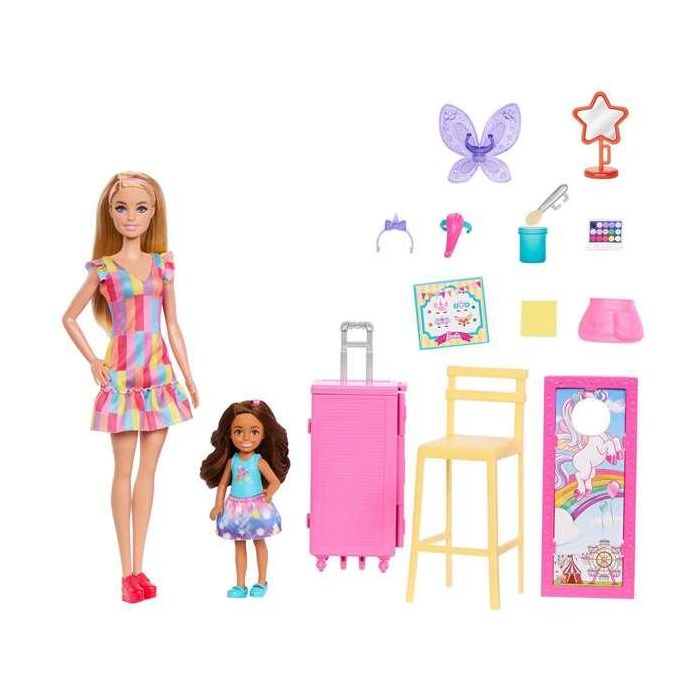Mattel Barbie y Chelsea en la Feria - Puesto de Maquillaje para Niños a partir de 3 años 3 Mattel Barbie y Chelsea en la Feria - Puesto de Maquillaje para Niños a partir de 3 años 3