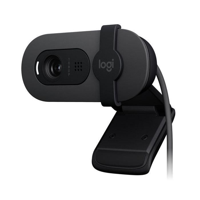 Logitech Brio 105 Webcam de Negocios 1080p con Obturador de Privacidad Integrado 1 Logitech Brio 105 Webcam de Negocios 1080p con Obturador de Privacidad Integrado 1