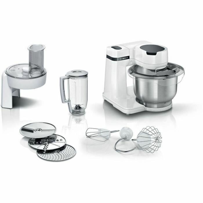Bosch BSH4242005289486 Máquina de Cocina Serie 2 Robot de Repostería Compacto Multifunción, 700W, 3,8L, Blanco Bosch BSH4242005289486 Máquina de Cocina Serie 2 Robot de Repostería Compacto Multifunción, 700W, 3,8L, Blanco