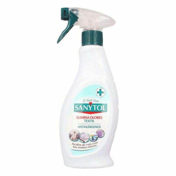 Sanytol Elimina Olores Desinfectante Textil para Tejidos y Prendas No Lavables en Sofás, Cortinas y Alfombras Spray 500 ml