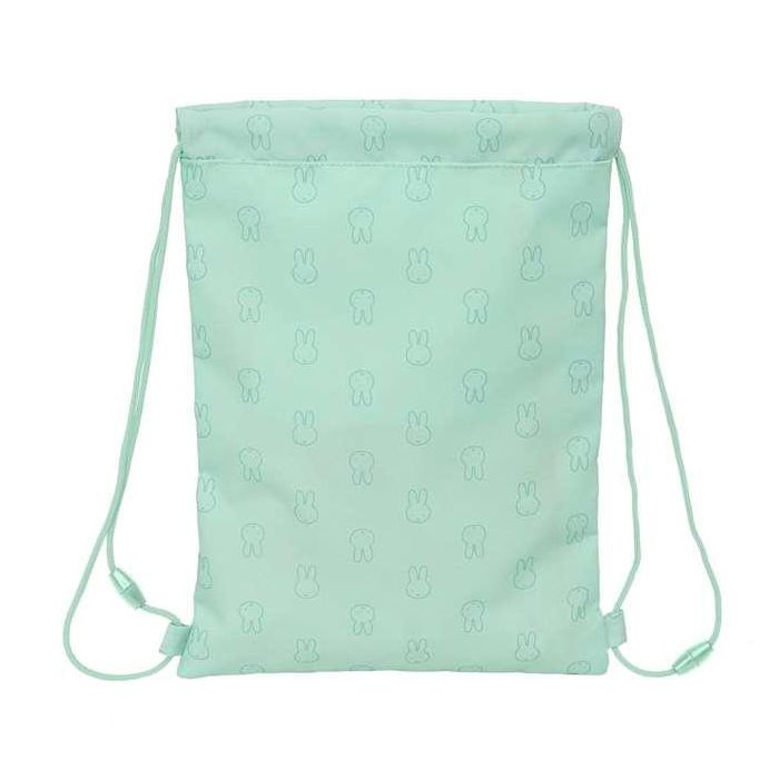 Bolsa Mochila con Cuerdas Miffy Menta Menta 26 x 34 x 1 cm 1