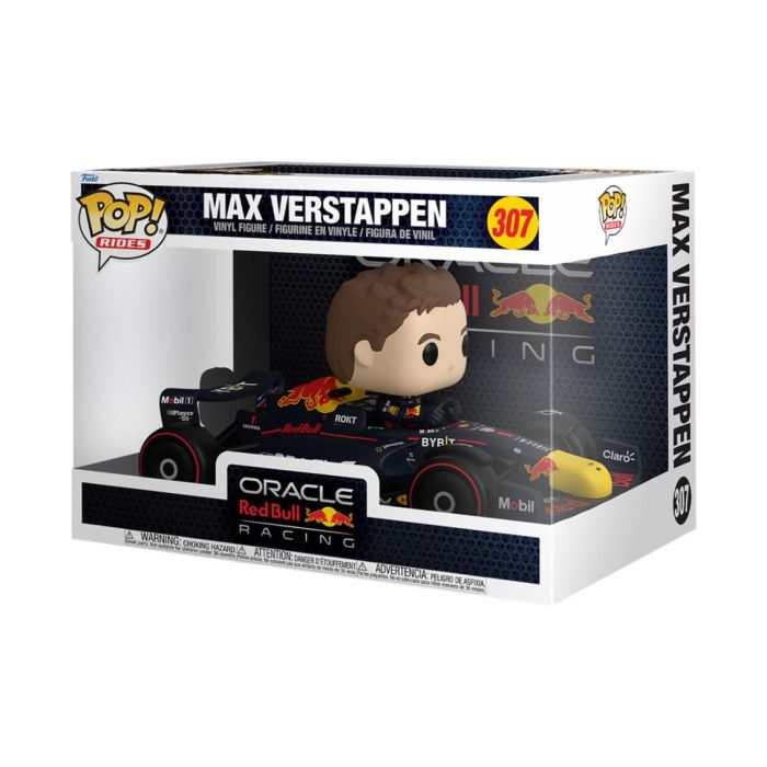 Funko Pop Ride Sprdlx Max Verstappen Formula 1 Red Bull - Figura de Vinilo Coleccionable en Coche (9-12cm) 1