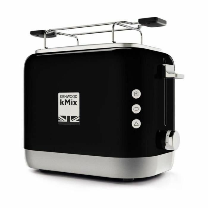 Kenwood TCX751BK Tostadora kMix 900W, 2 Ranuras, Negro, con Función Baguette, Descongelar, Recalentar y Vista Previa 1