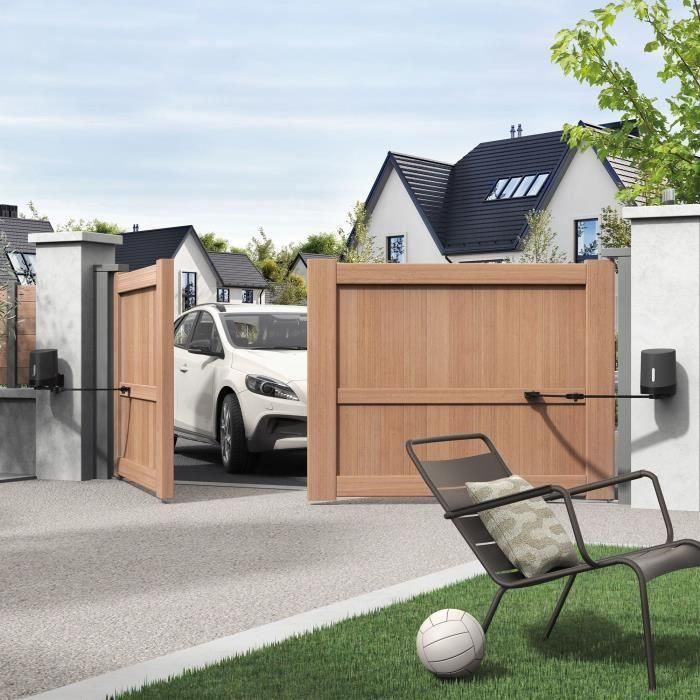 Avidsen 114202 Motorización Orane Connect para cancelas batientes, brazos articulados, Wi-Fi, 500 kg, 5 m, con mandos y fotocélulas 4