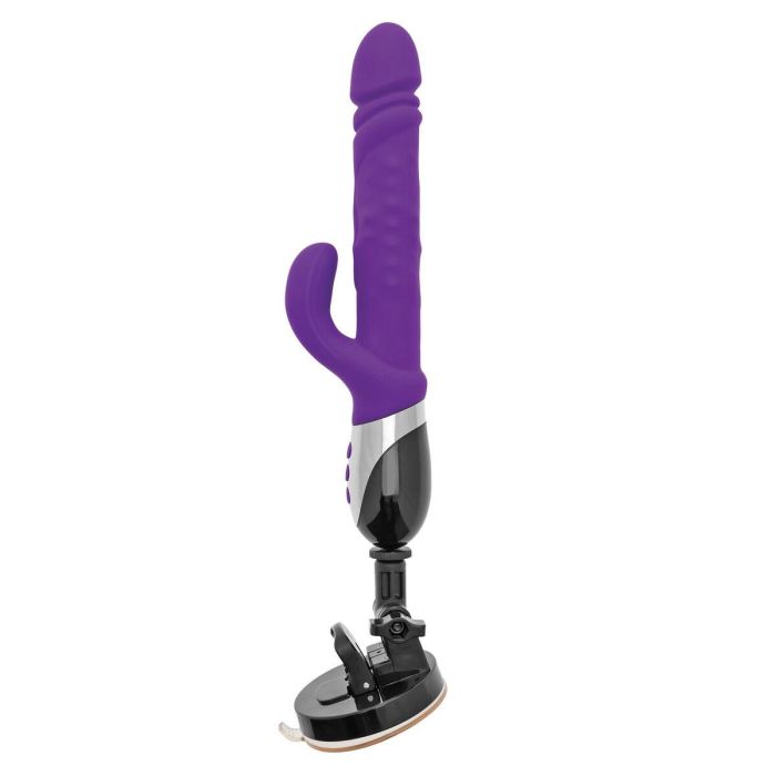 Vibrador Doble Estimulación S Pleasures Negro Lila 3