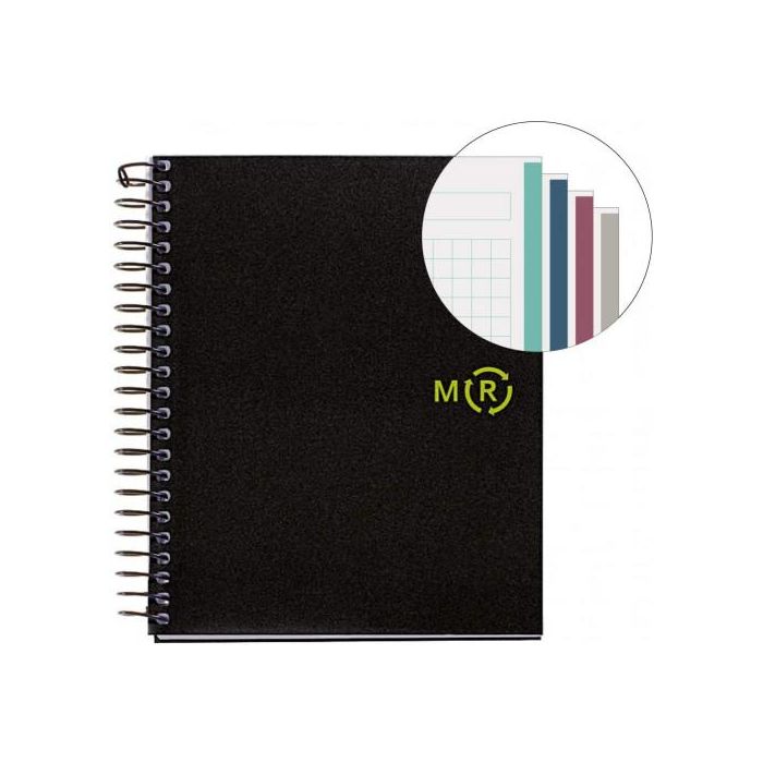 Cuaderno 100% Reciclado Nb-4 A5 120Hojas Tapas Polipropileno Miquelrius 6039 3