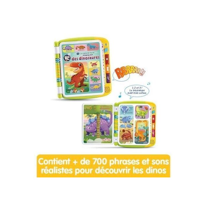 Vtech VTE3417766192059 - El Gran Libro Interactivo de Dinosaurios para Niños 4 Vtech VTE3417766192059 - El Gran Libro Interactivo de Dinosaurios para Niños 4