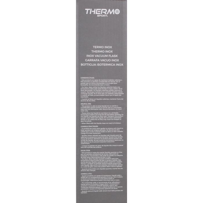Termo Inoxidable Thermosport 1000 ml (6 Unidades) 6 Termo Inoxidable Thermosport 1000 ml (6 Unidades) 6