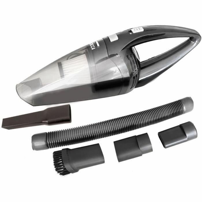 Jocca JOC8435253568137 Aspiradora de Coche 100W, 0,5L, Gris con Cable 3m y Accesorios incluidos