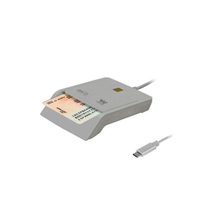 Lector de DNI y Tarjetas Woxter PE26-198/ Blanco/ USB 2.0 Lector de DNI y Tarjetas Woxter PE26-198/ Blanco/ USB 2.0