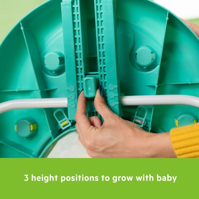 Bright Starts Andador plegable 2 en 1 BRI17367 Juguete de actividades extraíble, música, altura ajustable