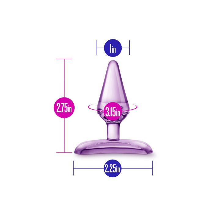 Plug Anal Blush Play with me Morado (5,7 cm) 5 Plug Anal Blush Play with me Morado (5,7 cm) 5