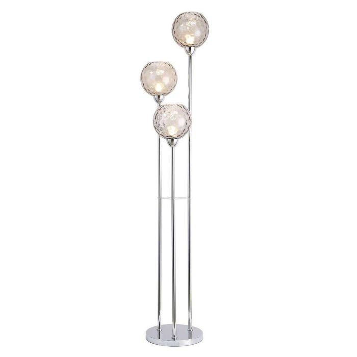 Lámpara de Pie Home ESPRIT Transparente Plateado 50 W 220 V 30 x 30 x 172 cm 1 Lámpara de Pie Home ESPRIT Transparente Plateado 50 W 220 V 30 x 30 x 172 cm 1