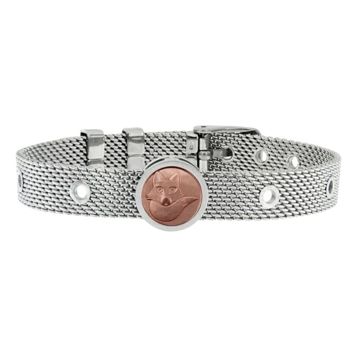 Pulsera Unisex Cunning Talent Jewels TJA-5-07-02-1-235 Plateado 0 Pulsera Unisex Cunning Talent Jewels TJA-5-07-02-1-235 Plateado 0