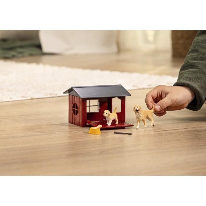 Caja para caseta para perros con Golden Retriever, SCHLEICH 42722 Farm World, 4 años 2 Caja para caseta para perros con Golden Retriever, SCHLEICH 42722 Farm World, 4 años 2