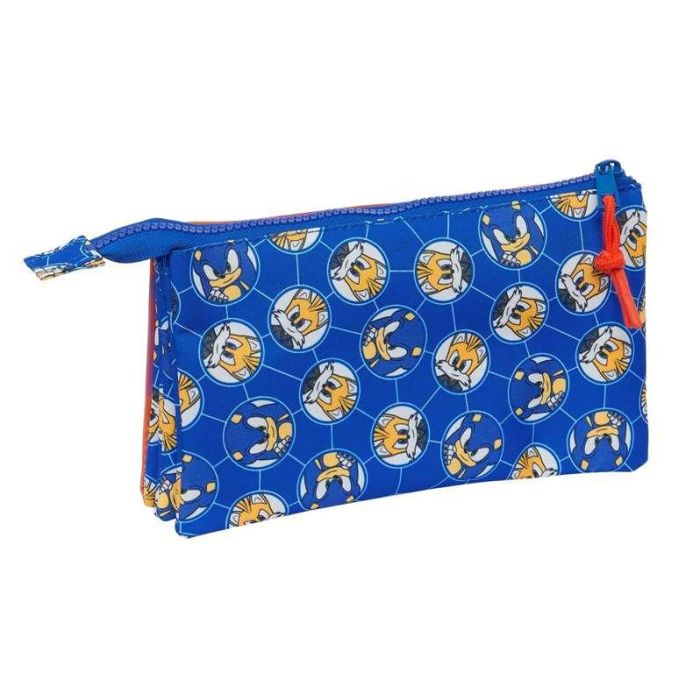 Portatodo Triple Sonic Prime Azul 22 x 12 x 3 cm 1 Portatodo Triple Sonic Prime Azul 22 x 12 x 3 cm 1