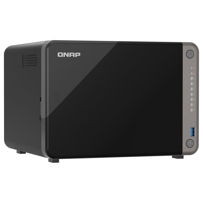 QNAP TS-AI642-8G 4-bay Tower NAS 8GB RAM ARM Cortex-A76 6x SATA III 2x HDMI 2x USB 3.2 Gen 2