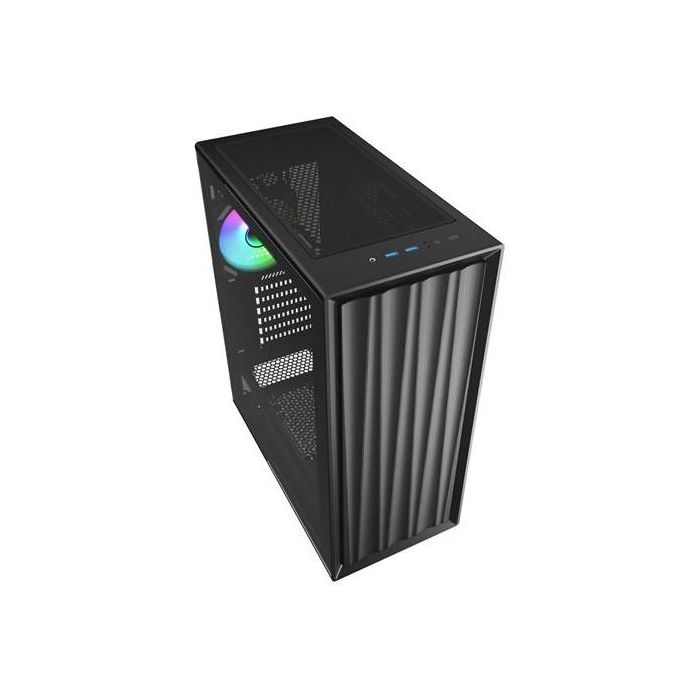 Sharkoon VK3 Torre Full Negra PC Gaming - Chasis con 3 Ventiladores Frontales 120mm y 1 Trasero, Soporte Discos 2.5/3.5" 2 Sharkoon VK3 Torre Full Negra PC Gaming - Chasis con 3 Ventiladores Frontales 120mm y 1 Trasero, Soporte Discos 2.5/3.5" 2
