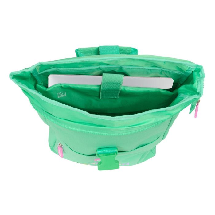 Mochila Casual Benetton Mint Verde 3 Mochila Casual Benetton Mint Verde 3