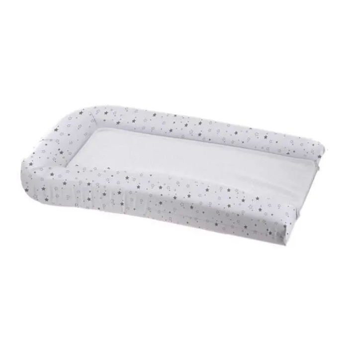 Domiva Cambiador PVC con 2 Esponjas Removibles - Blanco Estrellas