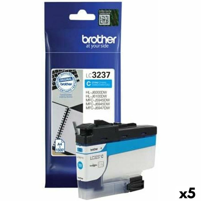 Cartucho de Tinta Original Brother HLJ6000 / MFCJ5945, 6945 Cian (5 Unidades) 0 Cartucho de Tinta Original Brother HLJ6000 / MFCJ5945, 6945 Cian (5 Unidades) 0
