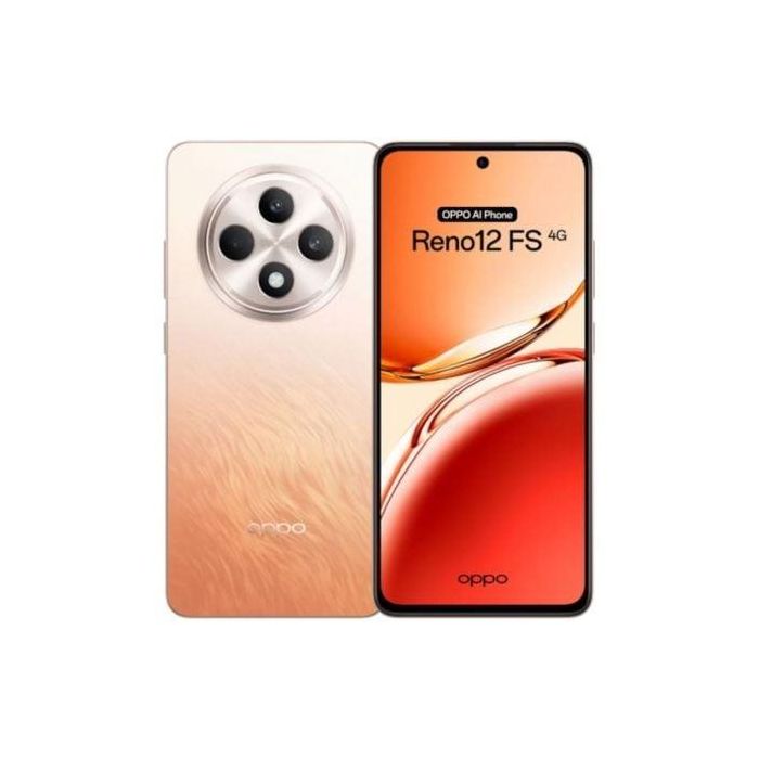 Oppo 110010234349 Smartphone Reno 12 FS 8GB RAM, 512GB, 6.67" OLED 120Hz, 4G, Cámara 50MP, Batería 5000mAh, IP64, Naranja Oppo 110010234349 Smartphone Reno 12 FS 8GB RAM, 512GB, 6.67" OLED 120Hz, 4G, Cámara 50MP, Batería 5000mAh, IP64, Naranja