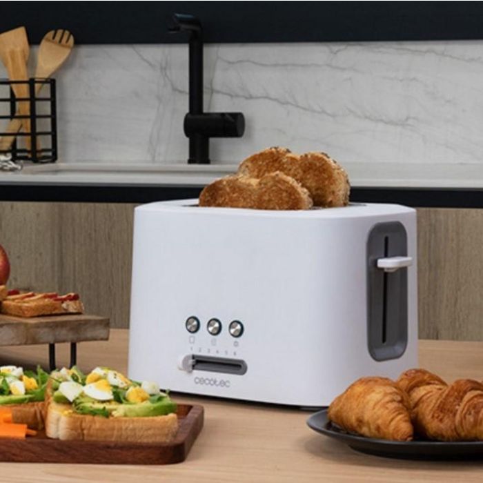 Cecotec 03188 tostadora 2 rebanada(s) 980 W Blanco 1 Cecotec 03188 tostadora 2 rebanada(s) 980 W Blanco 1