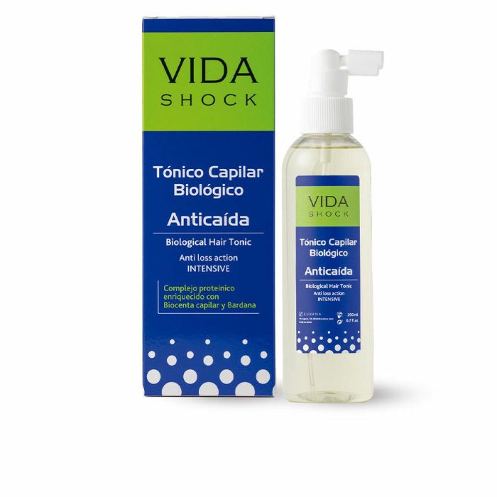Luxana VIDA SHOCK Tónico Anticaída Capilar con Proteínas de Soja y Aloe Vera Sin Aclarado 200 ml