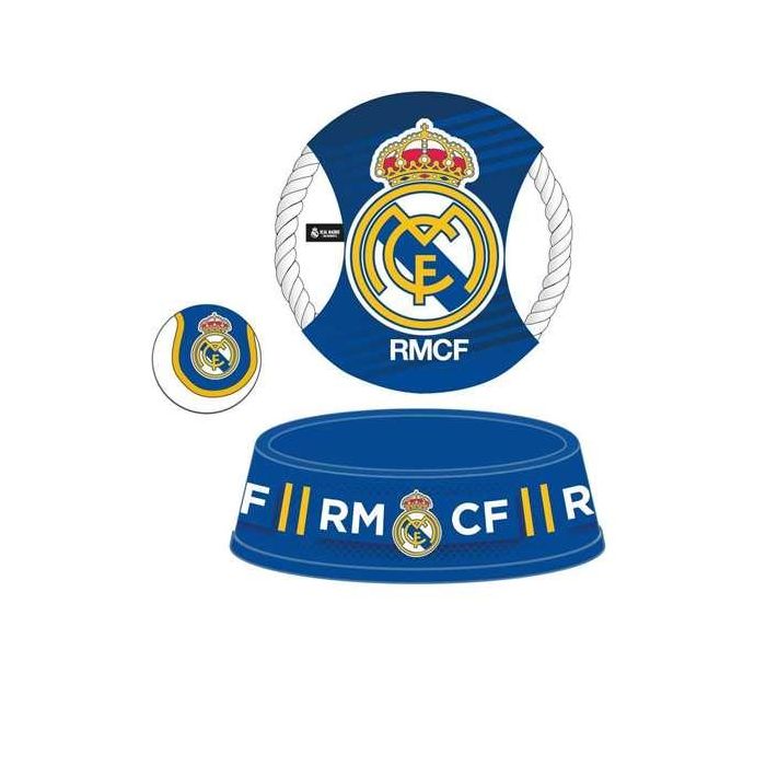 Set para mascotas bienvenida real madrid 21.0 x 21.0 x 8.8 cm Set para mascotas bienvenida real madrid 21.0 x 21.0 x 8.8 cm