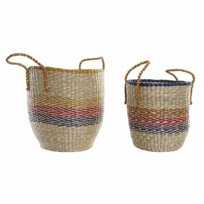 Juego de Cestas DKD Home Decor Naranja Verde Hierba marina (35 x 22 x 46 cm) (2 pcs) Juego de Cestas DKD Home Decor Naranja Verde Hierba marina (35 x 22 x 46 cm) (2 pcs)