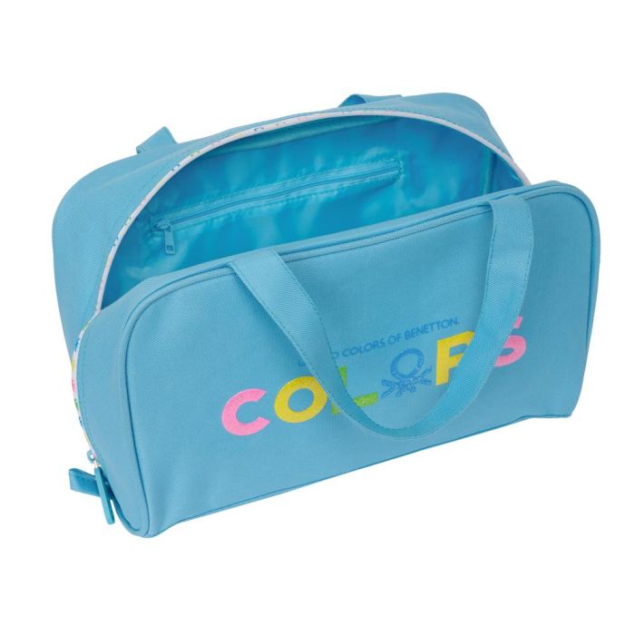 Neceser Escolar Benetton Spring Azul cielo 31 x 14 x 19 cm 3