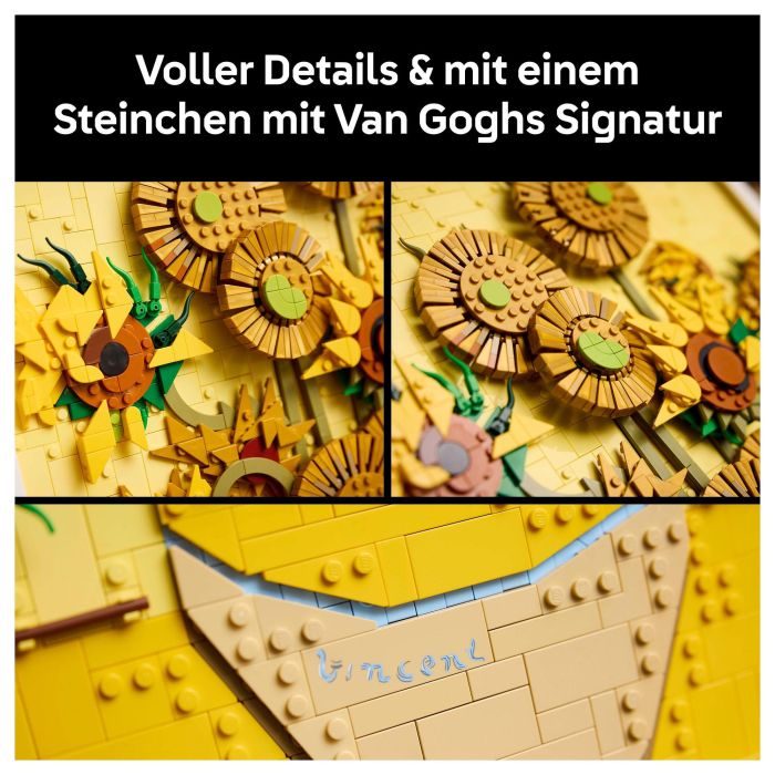 Lego 31215 Vincent van Gogh Girasoles - Arte mural, Construcción para adultos 32