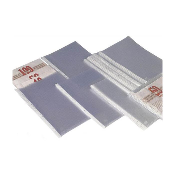 Grafoplas Fundas Multitaladro 11 Pp Liso Estándar A4 Transparente Bolsa -20U- Grafoplas Fundas Multitaladro 11 Pp Liso Estándar A4 Transparente Bolsa -20U-