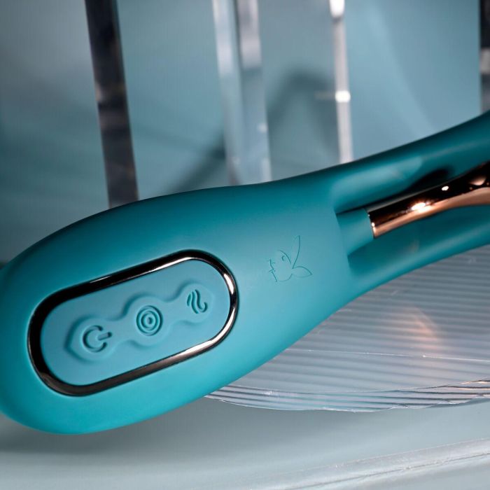 Vibrador Doble Estimulación Evolved Playboy Verde 2