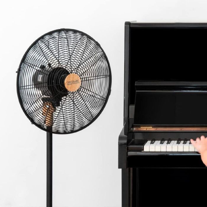 Ventilador de Pie Cecotec EnergySilence 600 Woodstyle Negro 50 W 2 Ventilador de Pie Cecotec EnergySilence 600 Woodstyle Negro 50 W 2
