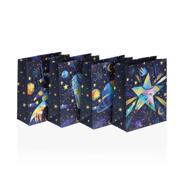 Bolsa Surtida Mediana "Espacio" Versa 26x32 cm (12 Unidades) Bolsa Surtida Mediana "Espacio" Versa 26x32 cm (12 Unidades)