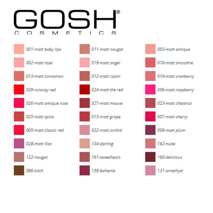 Pintalabios Velvet Touch Gosh Copenhagen (4 g) 18