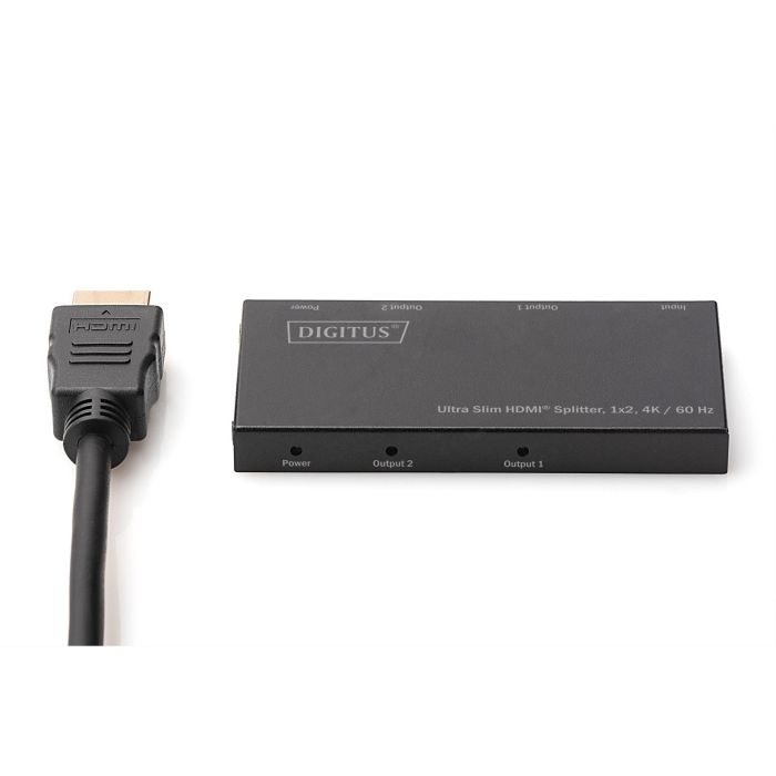 DIGITUS Ultra Slim HDMI Splitter. 1x2. 4K / 60 Hz 4 DIGITUS Ultra Slim HDMI Splitter. 1x2. 4K / 60 Hz 4
