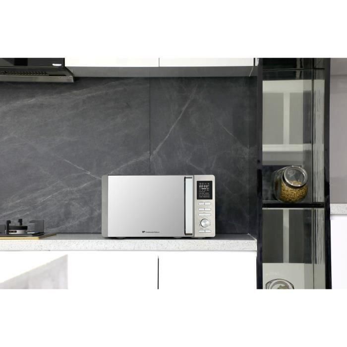 Microondas combinado - Continental Edison - Cemo25SG13S3 - Plata - 25 L - Puerta de espejo - 900 W - Grill 1000 W - Convección 1000 W 2 Microondas combinado - Continental Edison - Cemo25SG13S3 - Plata - 25 L - Puerta de espejo - 900 W - Grill 1000 W - Convección 1000 W 2